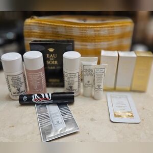 Sisley Paris Skincare Bundle with Gingham Pouch